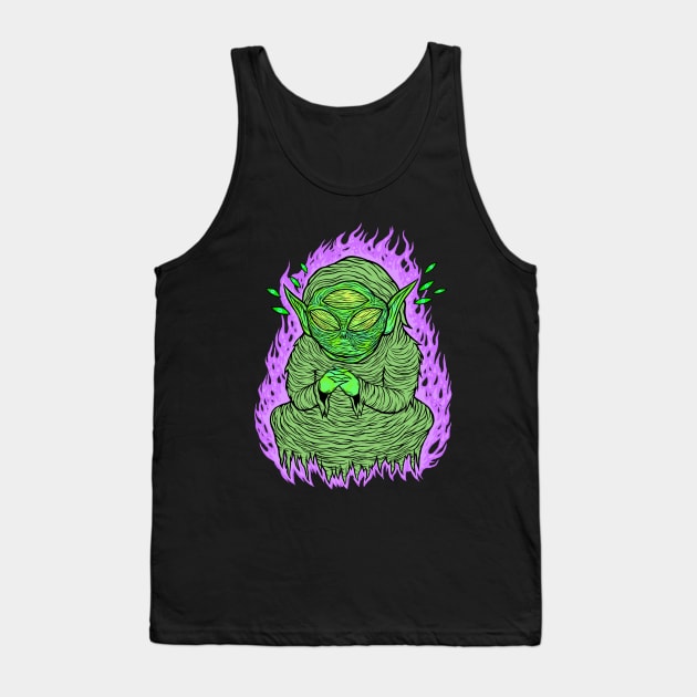 Psychic Elf Tank Top by flynnryanart